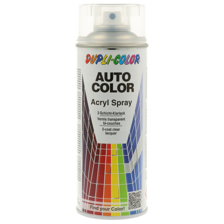 SPRAY DE BARNIZ TRANSPARENTE DE 2 CAPAS AUTO COLOR